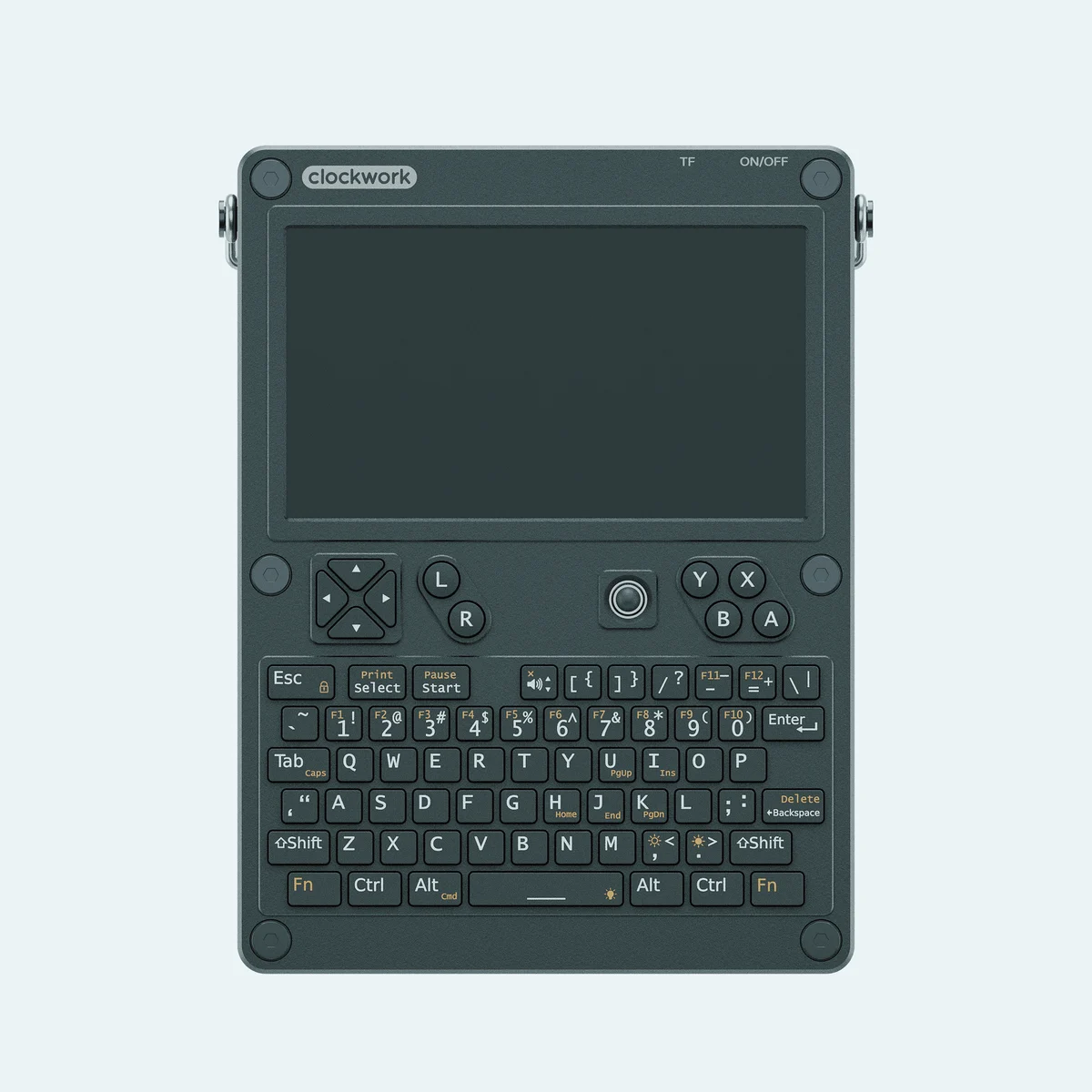 ClockworkPi uConsole from the front